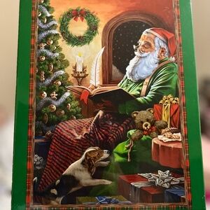 Christmas Santa Claus party oversized puzzle